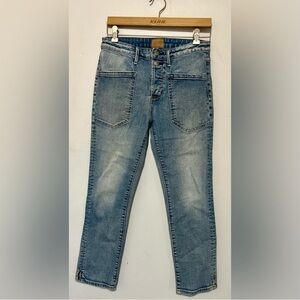 DRIFTWOOD high rise straight ankle Cropped slight flare Jeans size 26